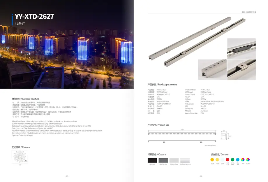 LED Wall Washer Light YY-XQD-7270 outdoor lighting product detail