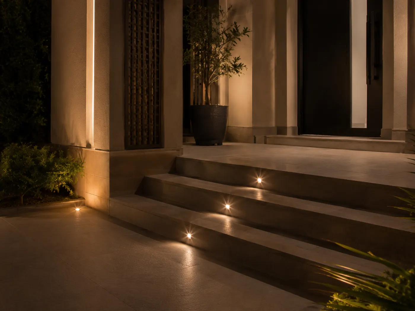 Kuwait outdoor LED lighting project scene