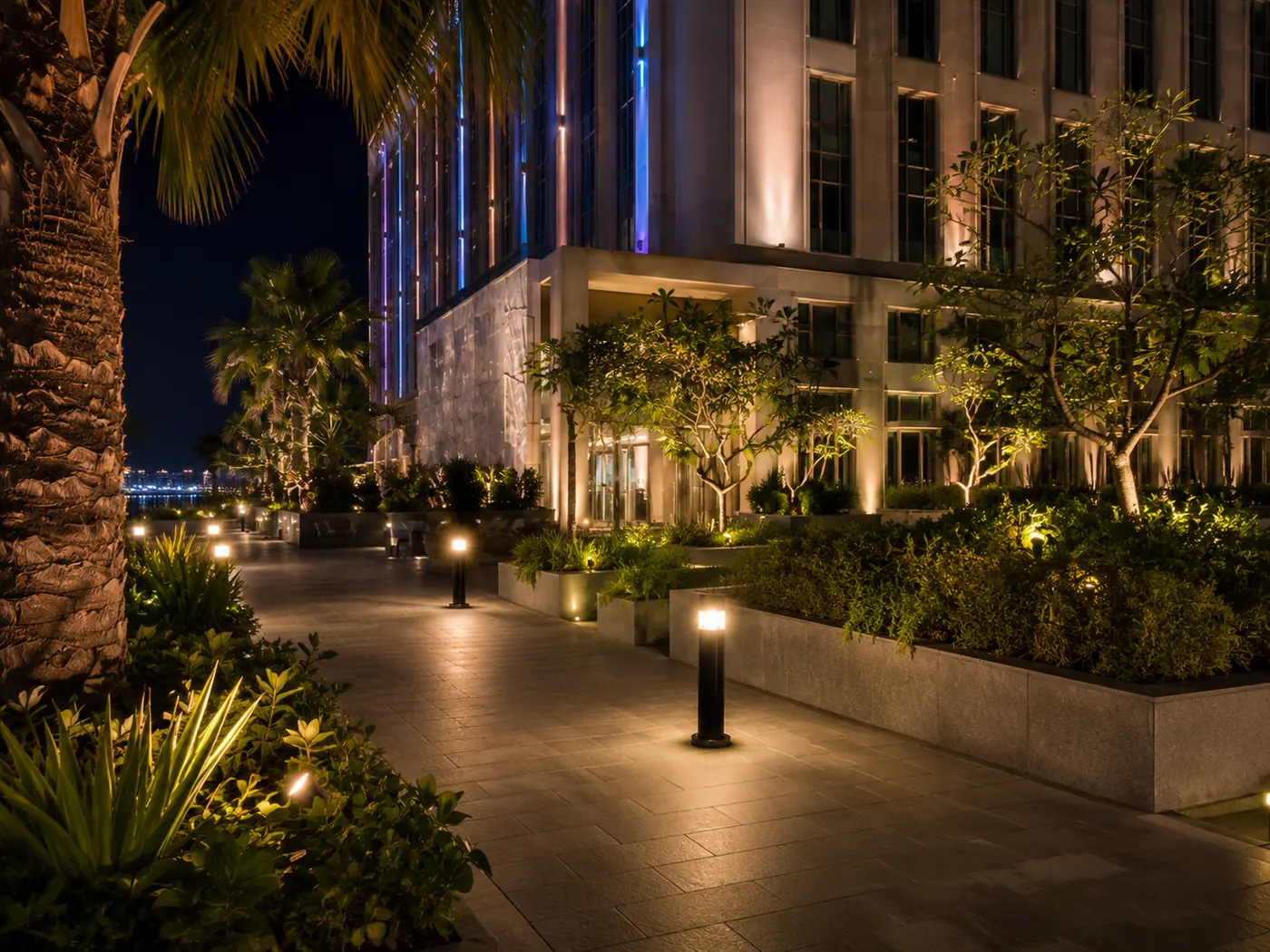 Outdoor lighting application scene