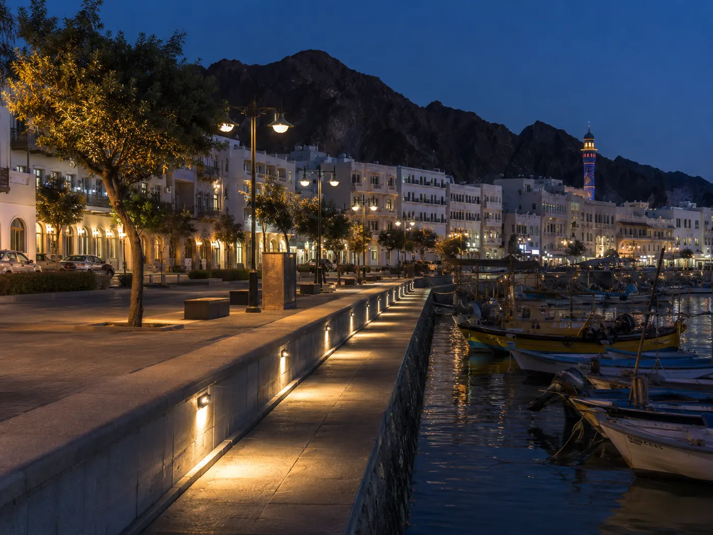 Waterfront walkway lighting reference