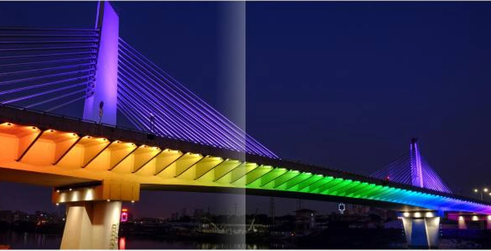 Bridge architectural RGB linear lighting application reference