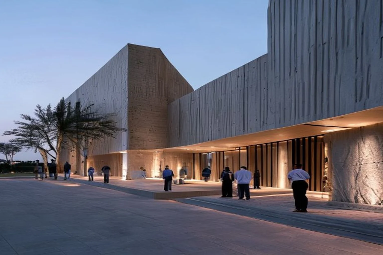 Photoreal Saudi outdoor lighting decision context for Architectural Facade Lighting Decisions for Saudi Projects
