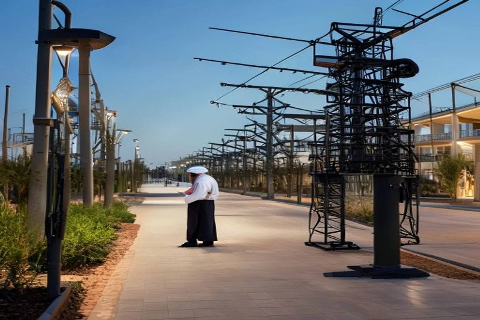 Photoreal Saudi outdoor lighting decision context for Evaluating Outdoor Lighting Lifecycle Cost in Saudi Arabia