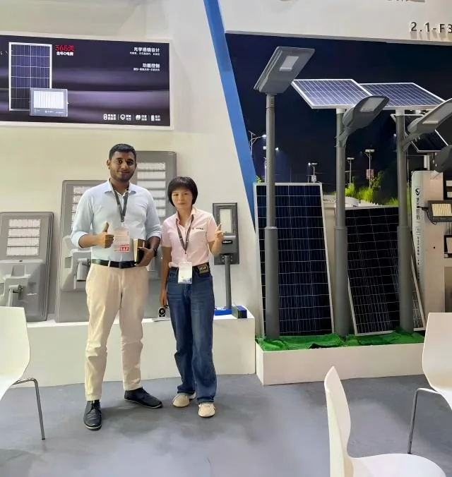 Oman customer meeting for outdoor LED lighting supplier review